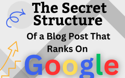 Revealed: The Secret Structure of a Blogpost That Ranks on Google